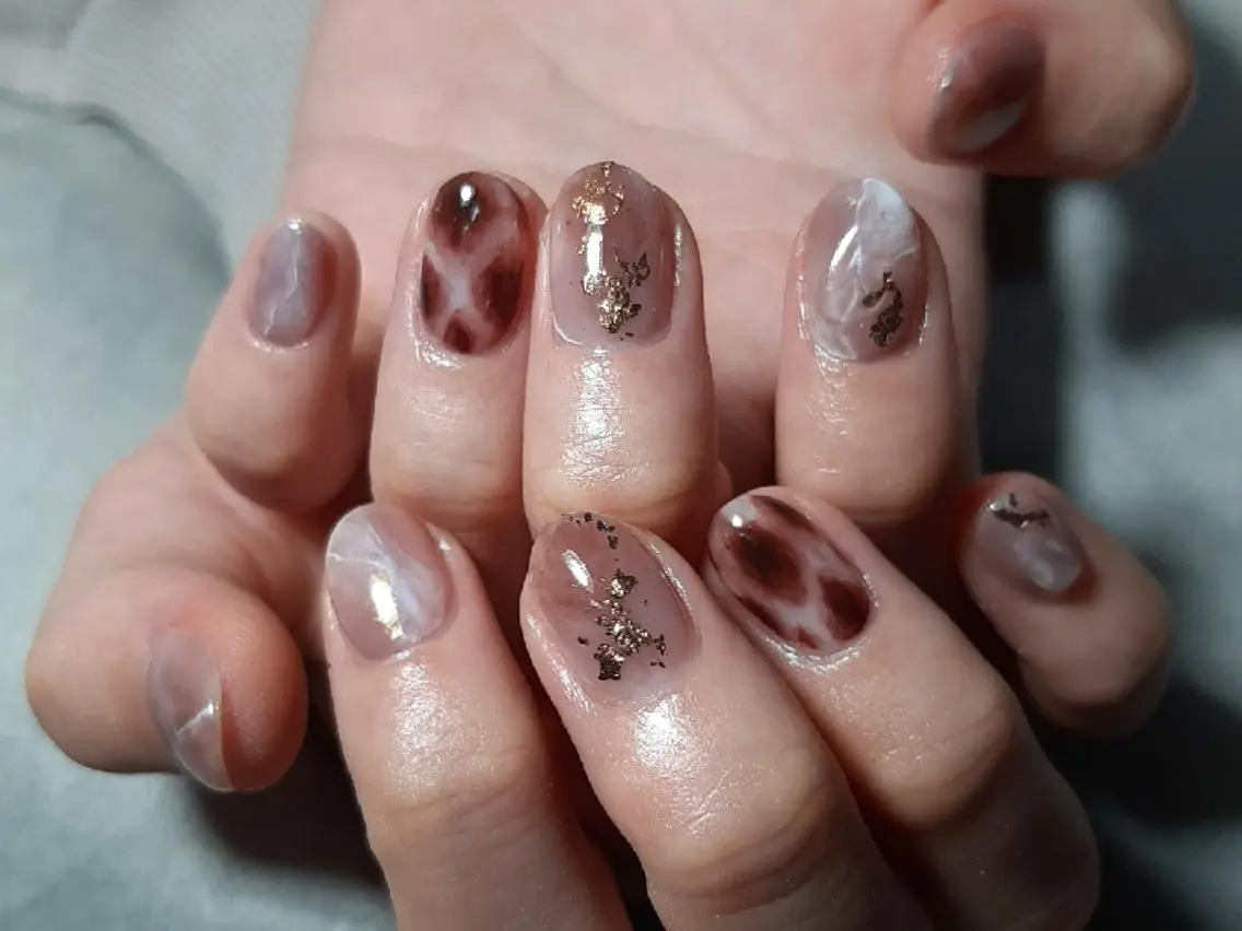 ネイル ショート ハンドネイル ネイリスト やましたのネイルデザイン