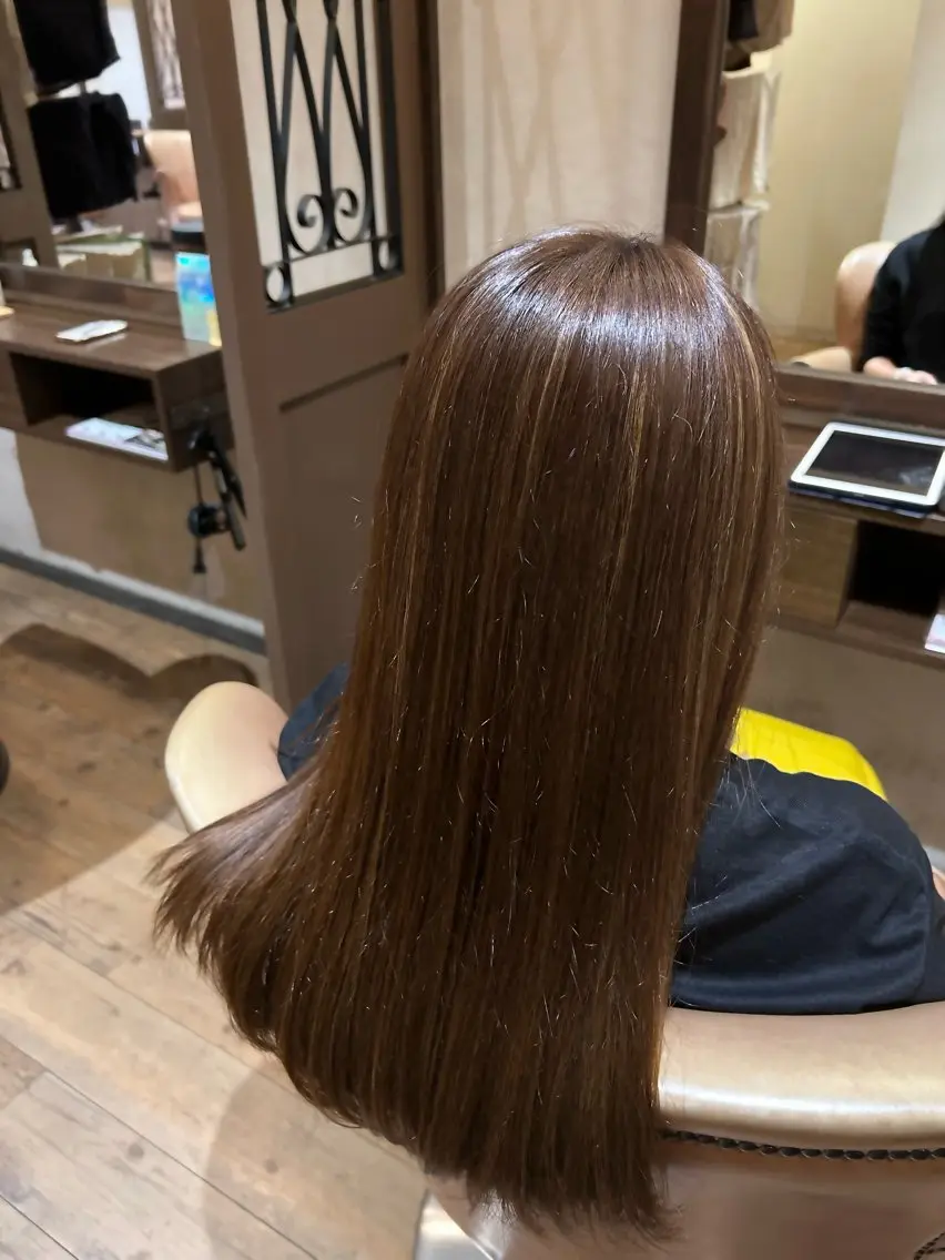 ロング カラー 艶カラー/ヘッドスパ ✨Ayariのヘアスタイル