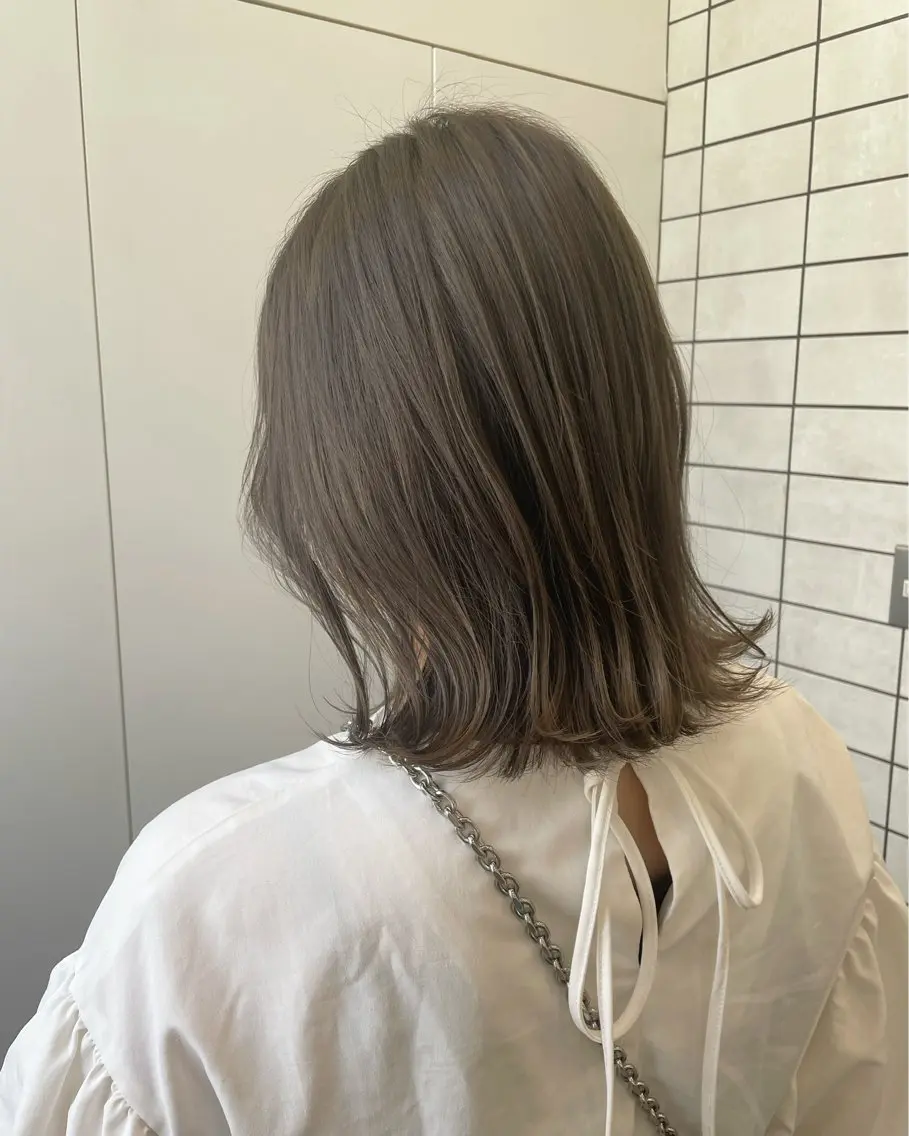 ミディアム カラー sunny side 大名　りょう👸🏼のヘアスタイル