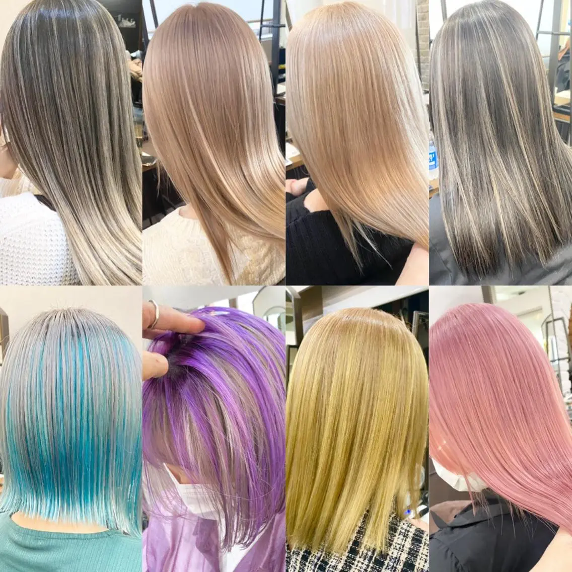 ケアブリーチ使用ダブルカラー+最新トリートメントの写真