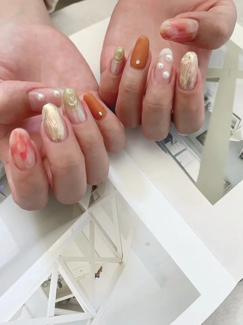 ネイル パステルネイル K Aのネイルデザイン