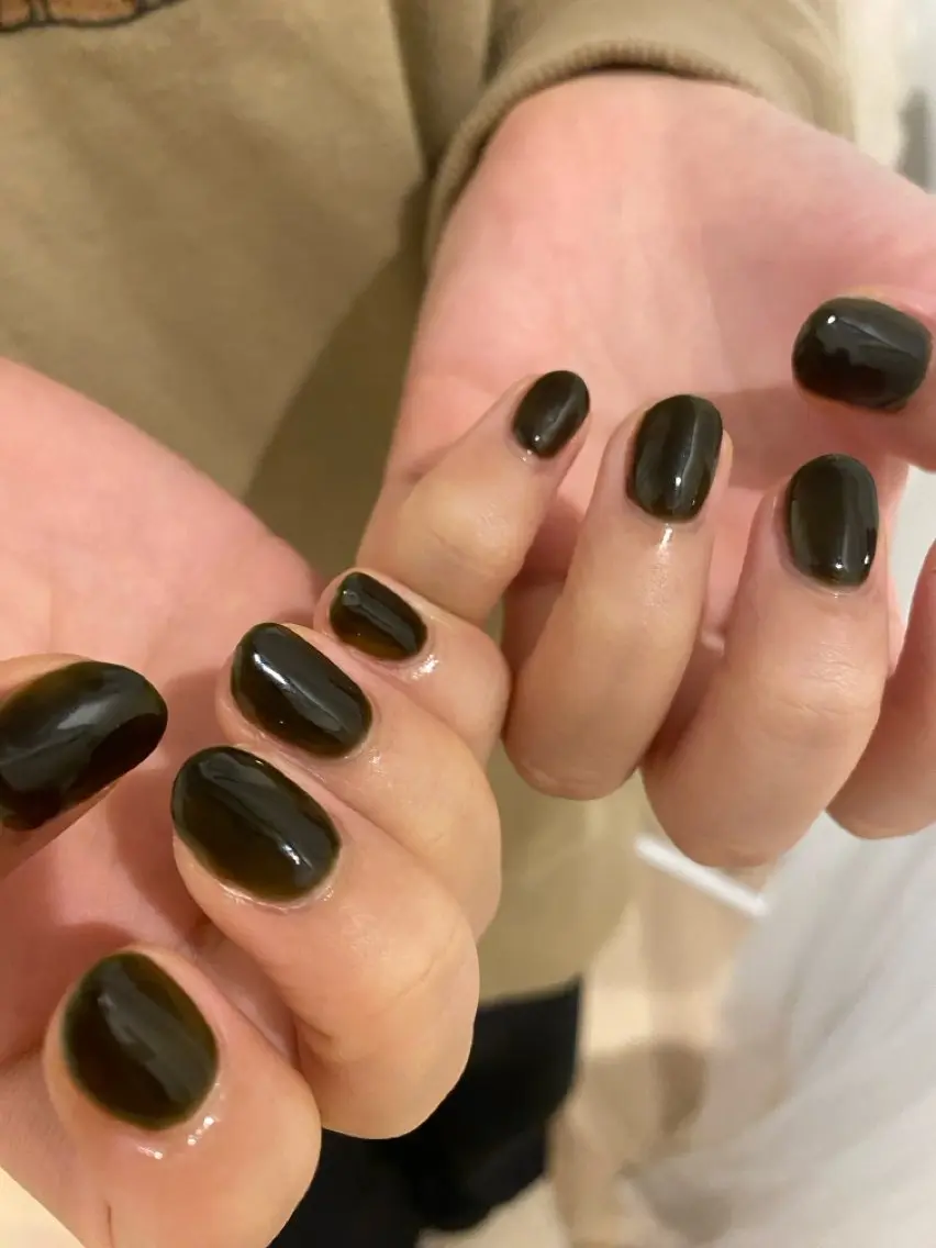 カラー ハンドネイル nalunail harukaのネイルデザイン