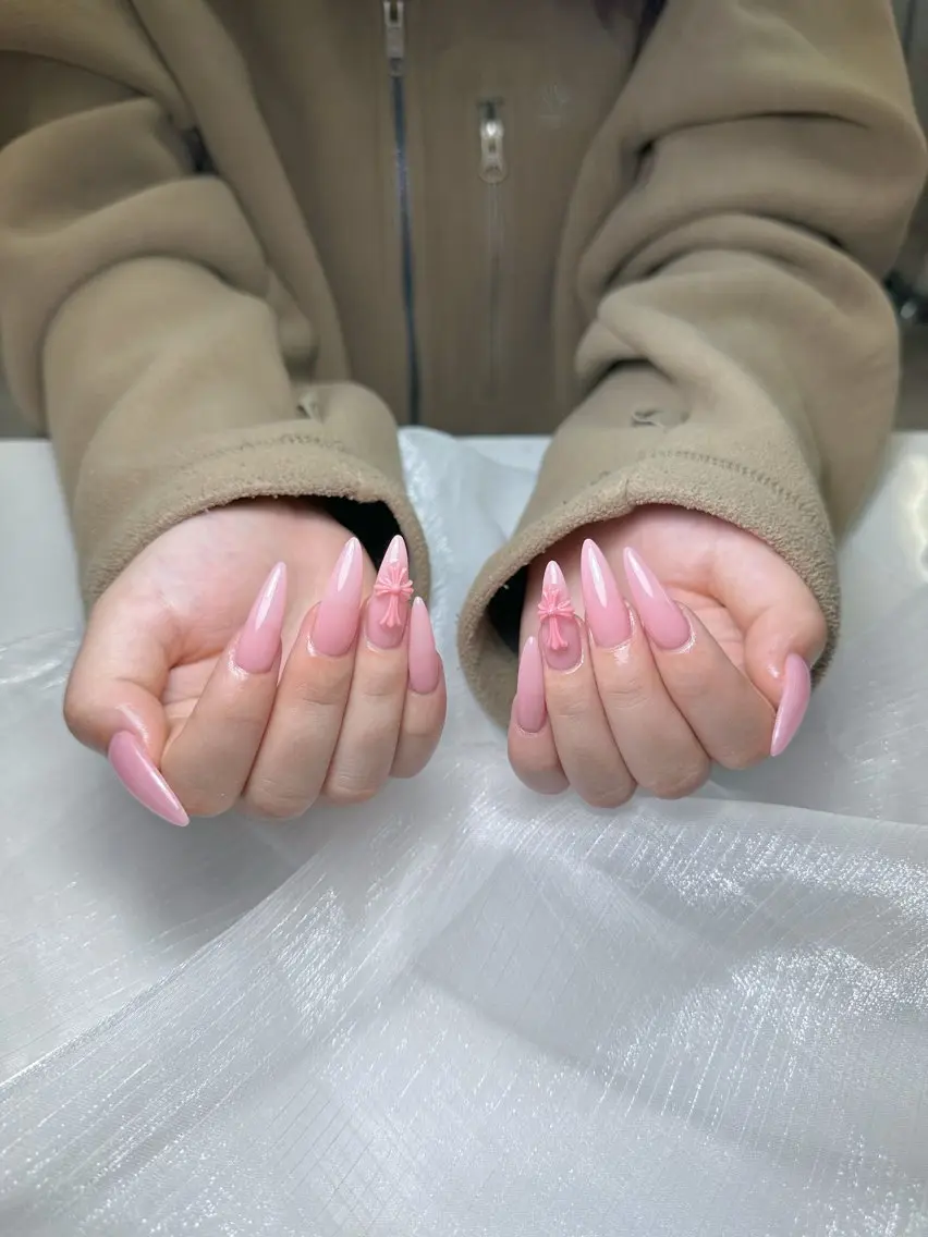 ネイル ピンク ハンドネイル Kingnail Emiのネイルデザイン