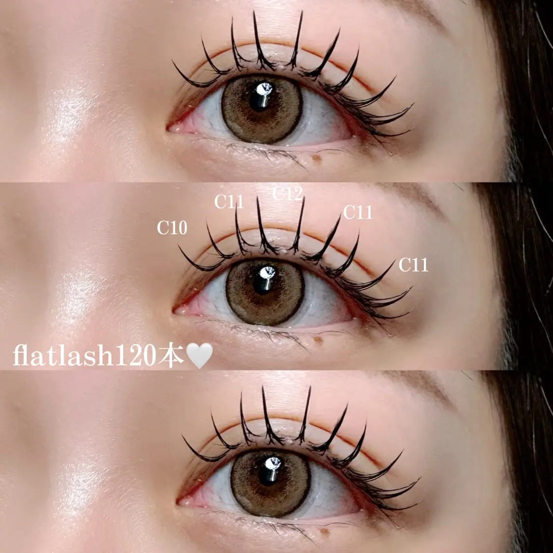 🫧flatlash120本🫧オフ込み/他店オフ500円/コーティング込みの写真