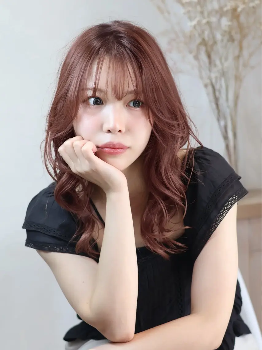 ミディアム カラー カット ヘアカラー トリートメント 自分らしさが見つかる 美容師💐nanaのヘアスタイル