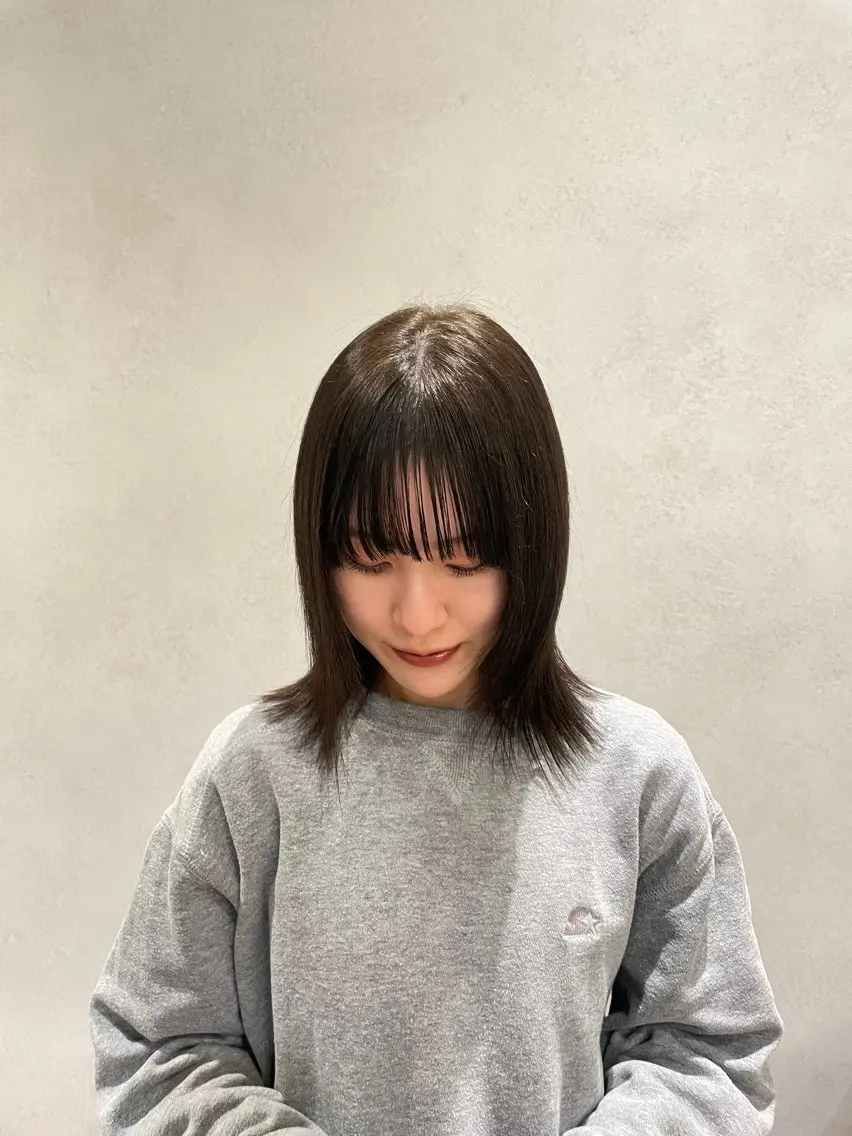 ミディアム ボブ/ショート⭐︎ カット無料⭐︎カレンのヘアスタイル