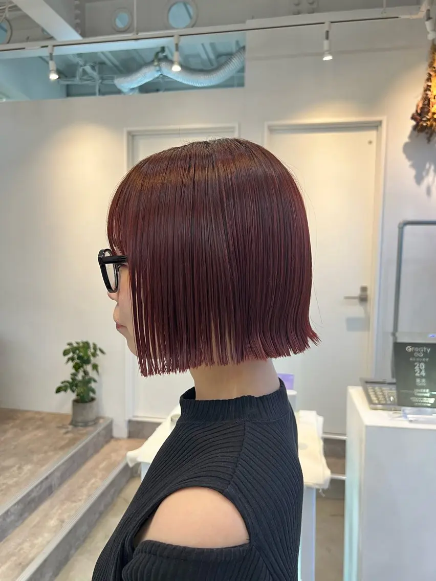 ショート カット ヘアカラー トリートメント 山本 晶大のヘアスタイル