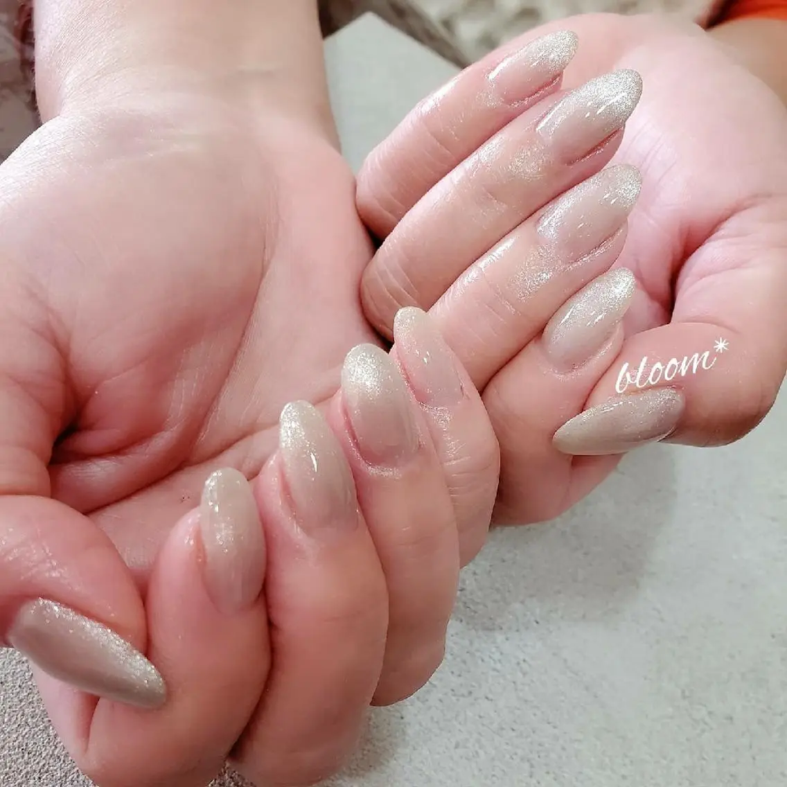 ネイル ワンカラーネイル bloom *のネイルデザイン