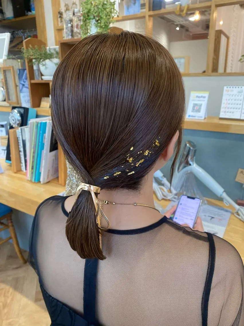 ヘアアレンジ ボブ merc.🪸🫧 土居春菜のヘアスタイル