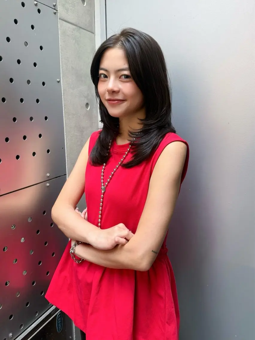 セミロング カラー レイヤーカット カット ヘアカラー トリートメント 幣 あや乃 /レイヤーカットのヘアスタイル