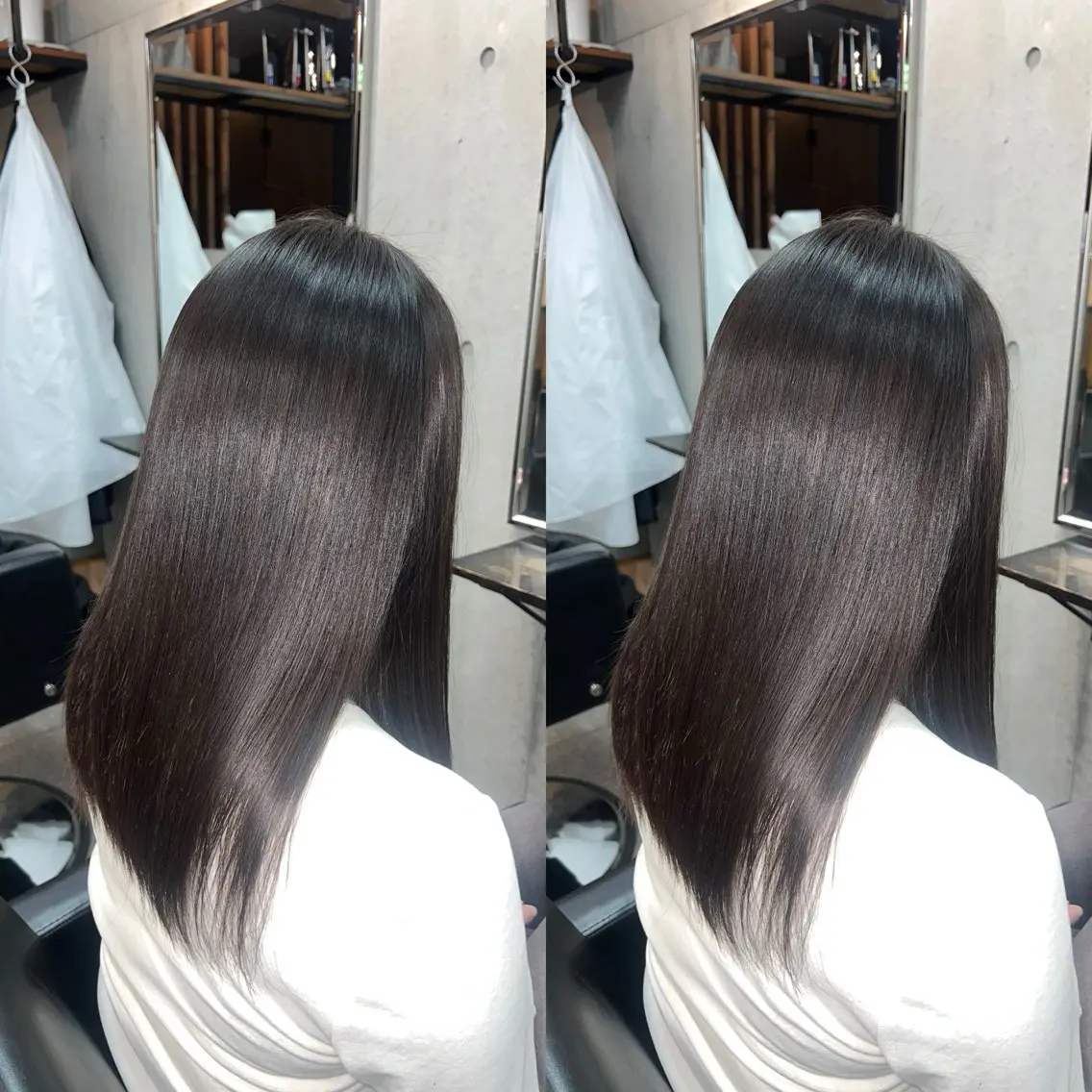 ロング 縮毛矯正 カット ヘアカラー トリートメント ヘッドスパ 🫧髪質改善 縮毛矯正特化🫧中西のヘアスタイル