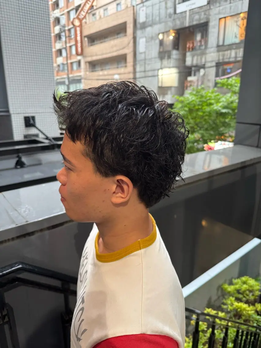 メンズ カット 河野 悠のヘアスタイル
