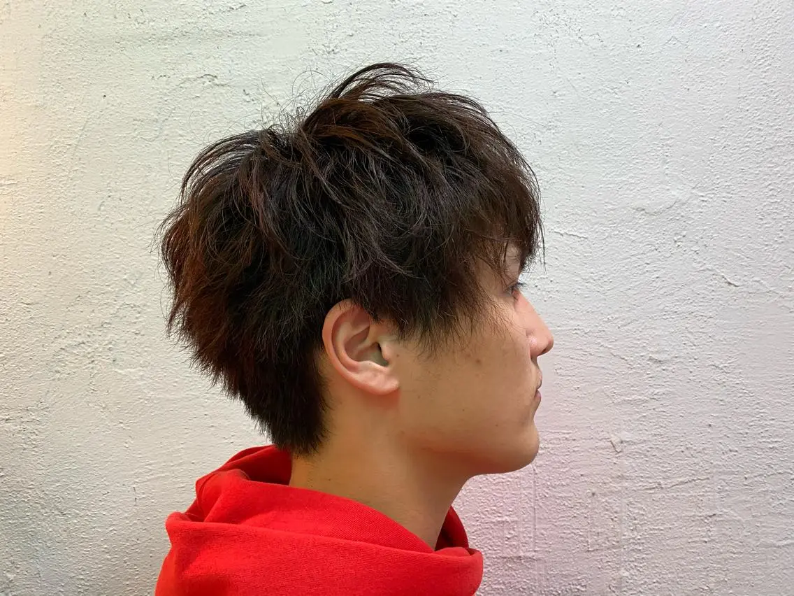 ミディアム メンズ 美髪改善・レイヤー tadasuke⭐️のヘアスタイル