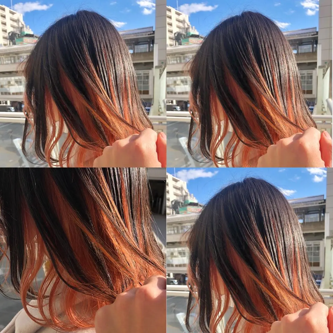 ロング カラー ヘアアレンジ 美容室sand 横浜のヘアスタイル