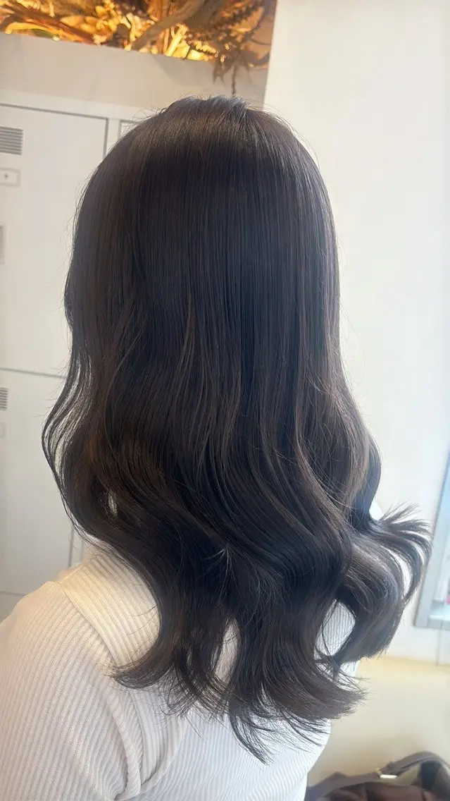 カラー カット ヘアカラー 韓国レイヤー艶カラー ブリーチ otohaのヘアスタイル