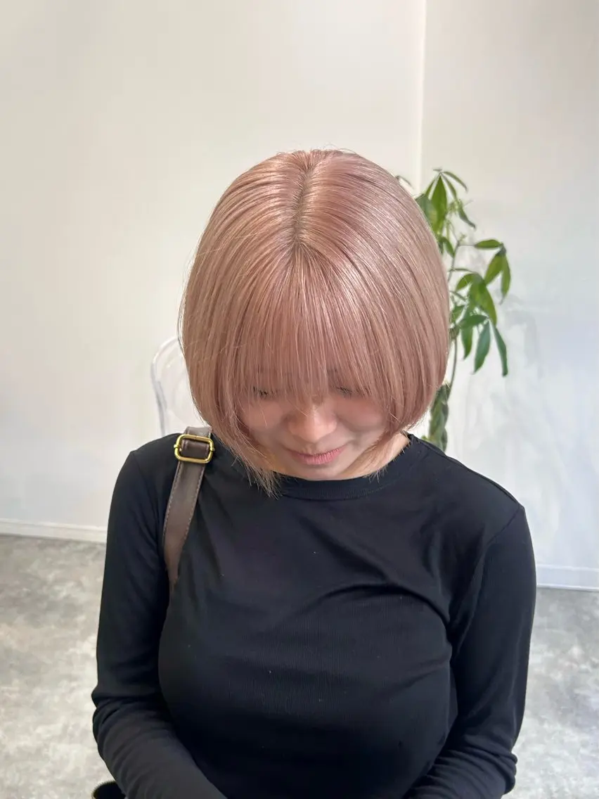 ショート カラー ヘアカラー 木藤 優杏のヘアスタイル