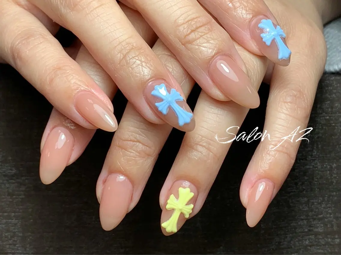 ネイル アートネイル フットネイル フレンチネイル マグネットネイル 持ち込み ハンドネイル salon AZのネイルデザイン