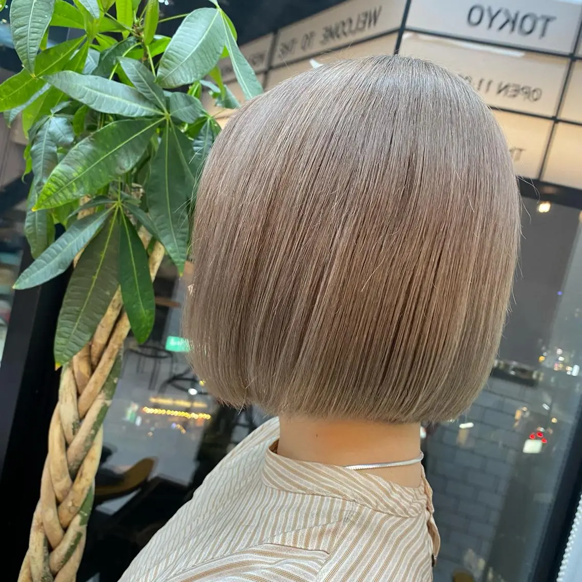 🌷ミニモ学割🌷カット+1stepトリートメント #ボブ #レイヤーカットの写真