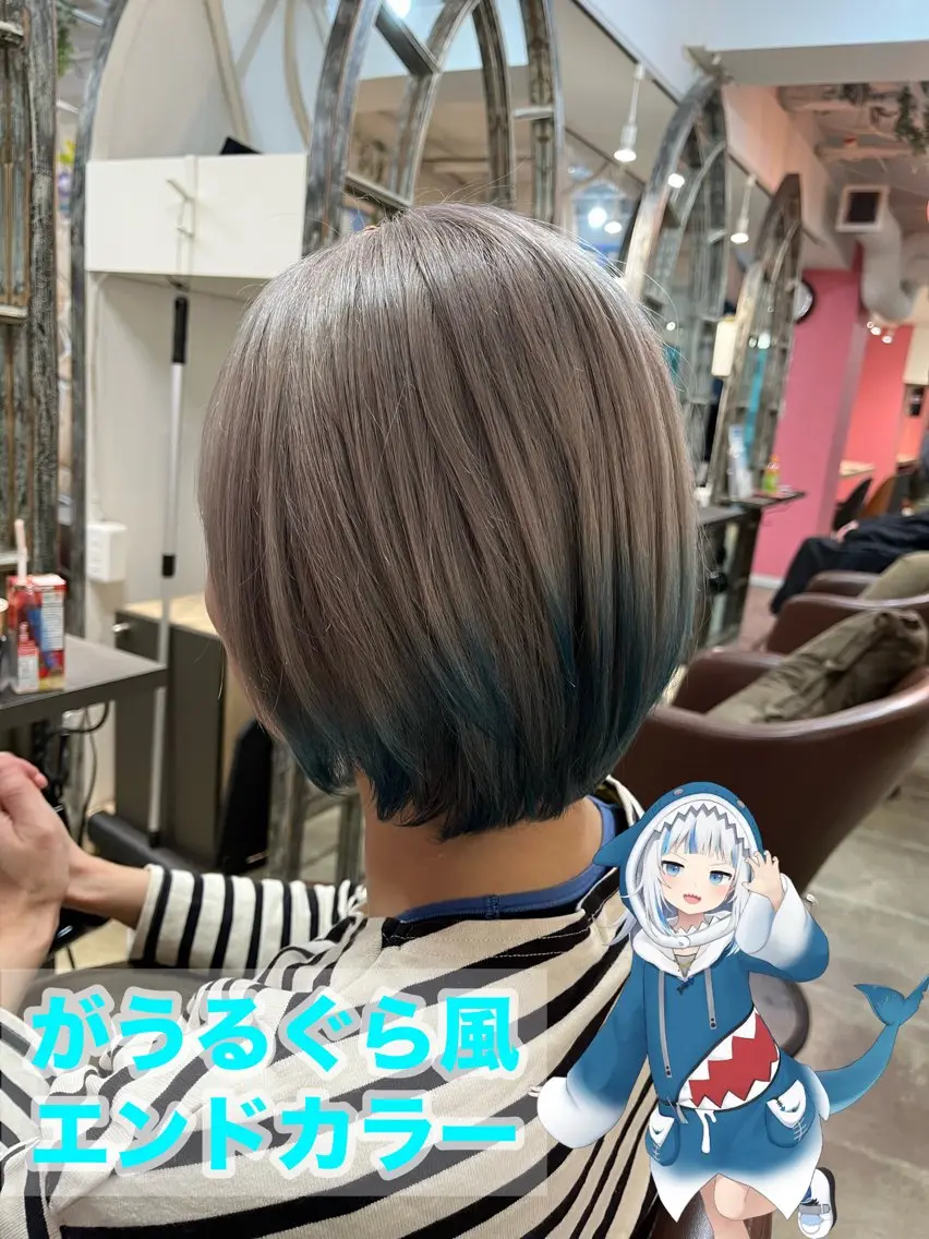 【大人可愛い🌹】🌈グラデーションカラー🌈🦄ブリーチ込みでこのお値段💕夏のハイトーンカラー✨巻き髪との相性⭕️の写真