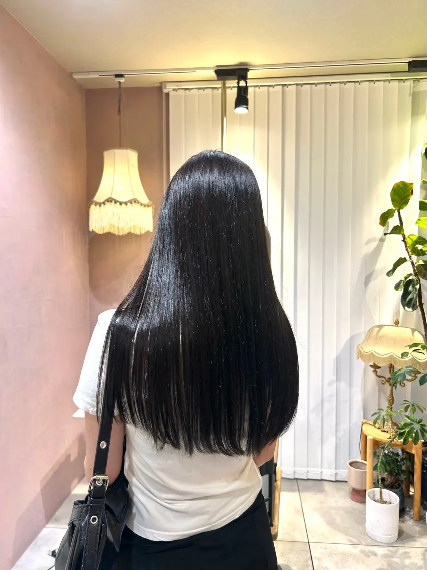 ロング ヘアカラー 京都丸太町/艶カラー /ナツキ🤍🫧のヘアスタイル