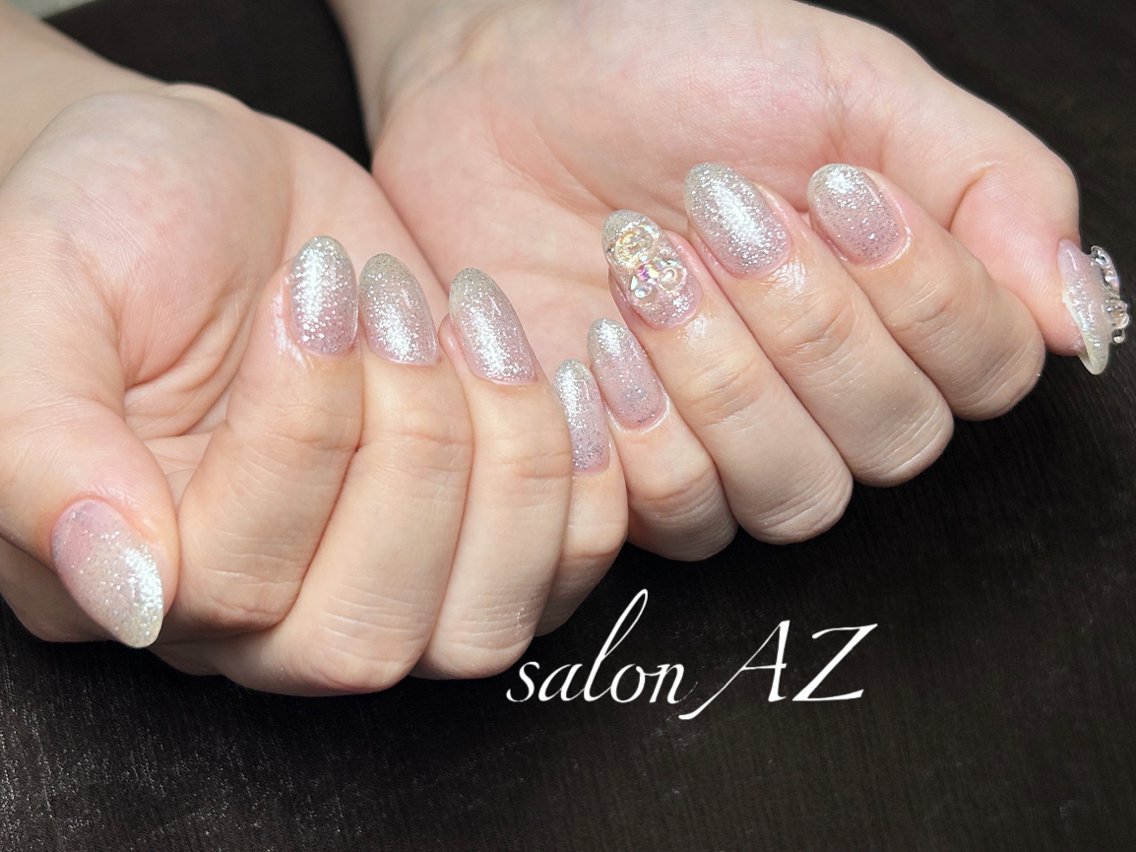 ネイル アートネイル フットネイル フレンチネイル マグネットネイル 持ち込み ハンドネイル salonAZ Miaのネイルデザイン