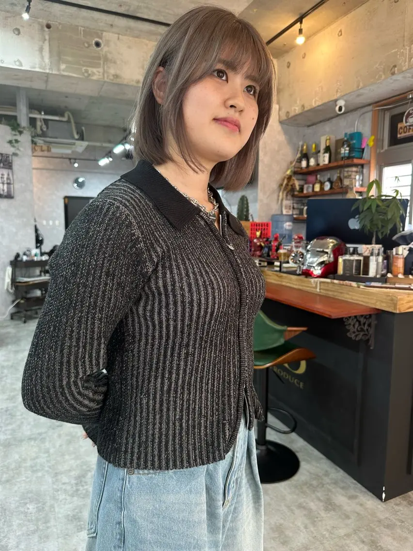 ショート 切りっぱなしボブ ショートボブ ハンサムショート 丸みショート ボブ カット ヘアカラー トリートメント モテ髪/ボブ/ショー ト/アダチフウトのヘアスタイル
