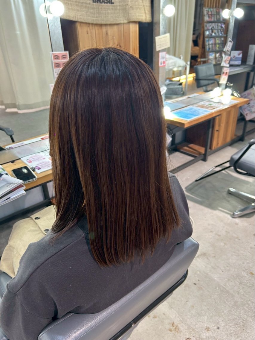 ミディアム カラー 高橋 航大のヘアスタイル