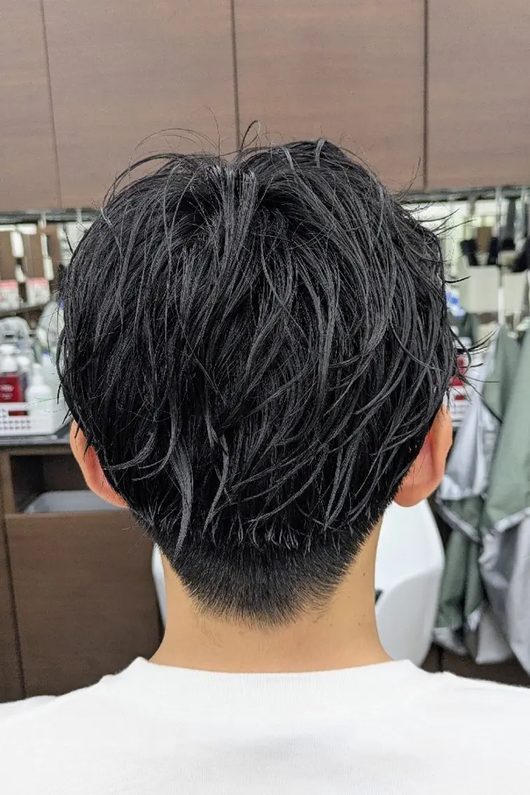 ショート パーマ 理容プラージュ燕三条 福井のヘアスタイル