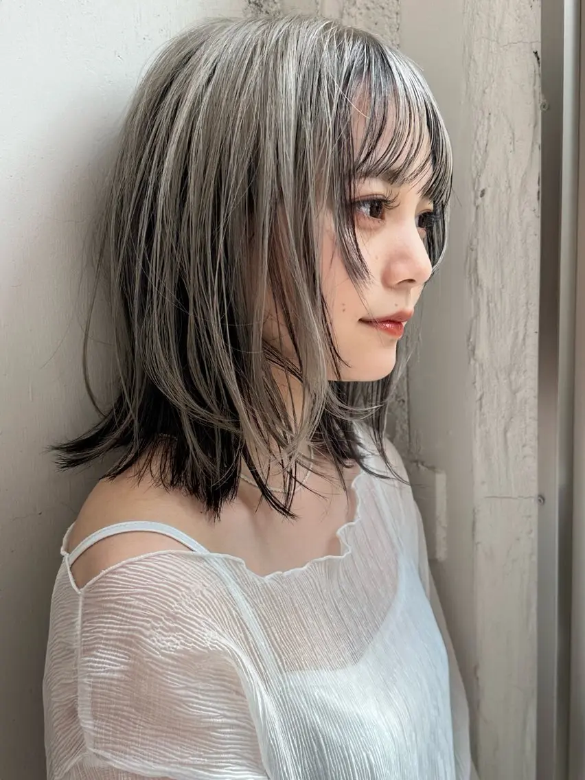 ミディアム 加藤 佑哉のヘアスタイル