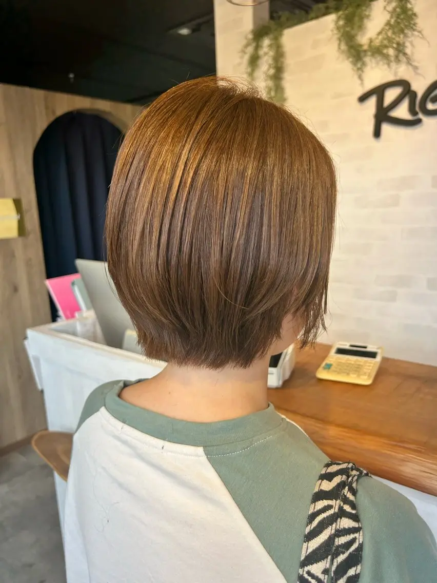 ショート ショートボブ ボブ ショートヘア ショート/レイヤー 🎀細沼玲花のヘアスタイル