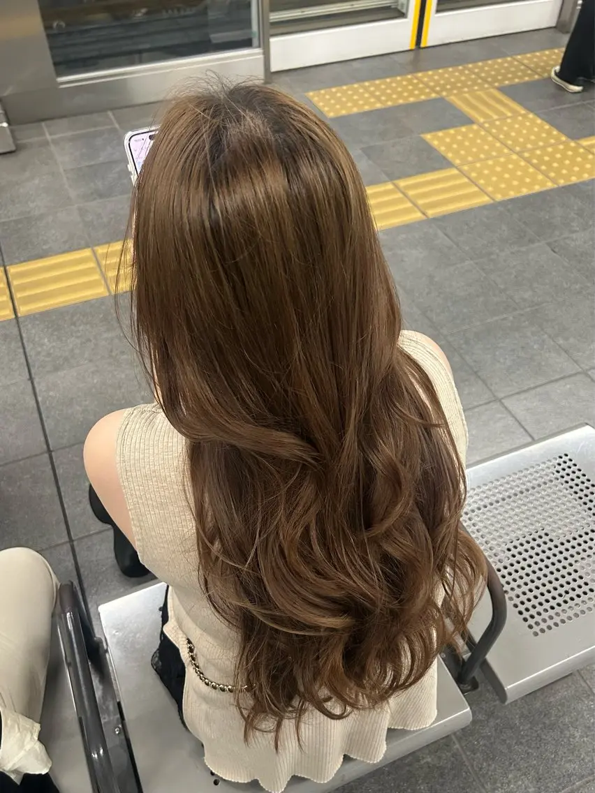 ロング 韓国風ヘア モデル様 募集中💖祝迫華艶のヘアスタイル