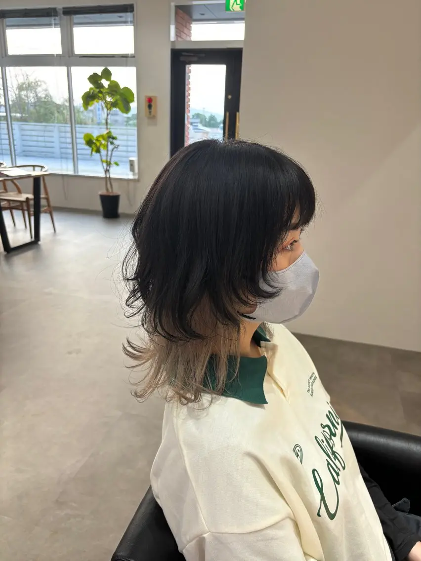 ミディアム ウルフカット rink / 髪質改善✖️レイヤーのヘアスタイル