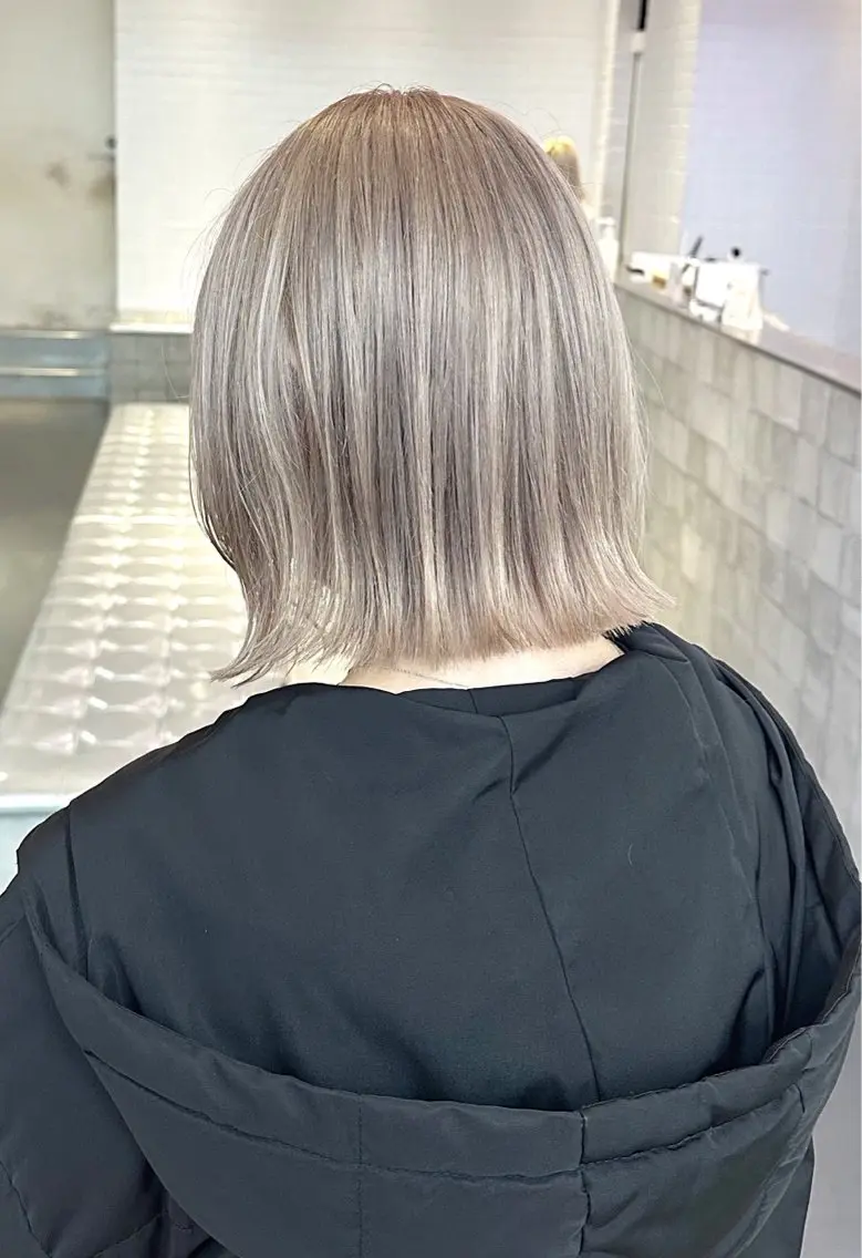 ミディアム カラー トップスタイリスト 👑田添幹宜のヘアスタイル