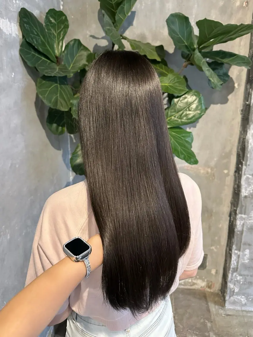 ロング ヘアカラー ami 🪷ワンカラーのヘアスタイル