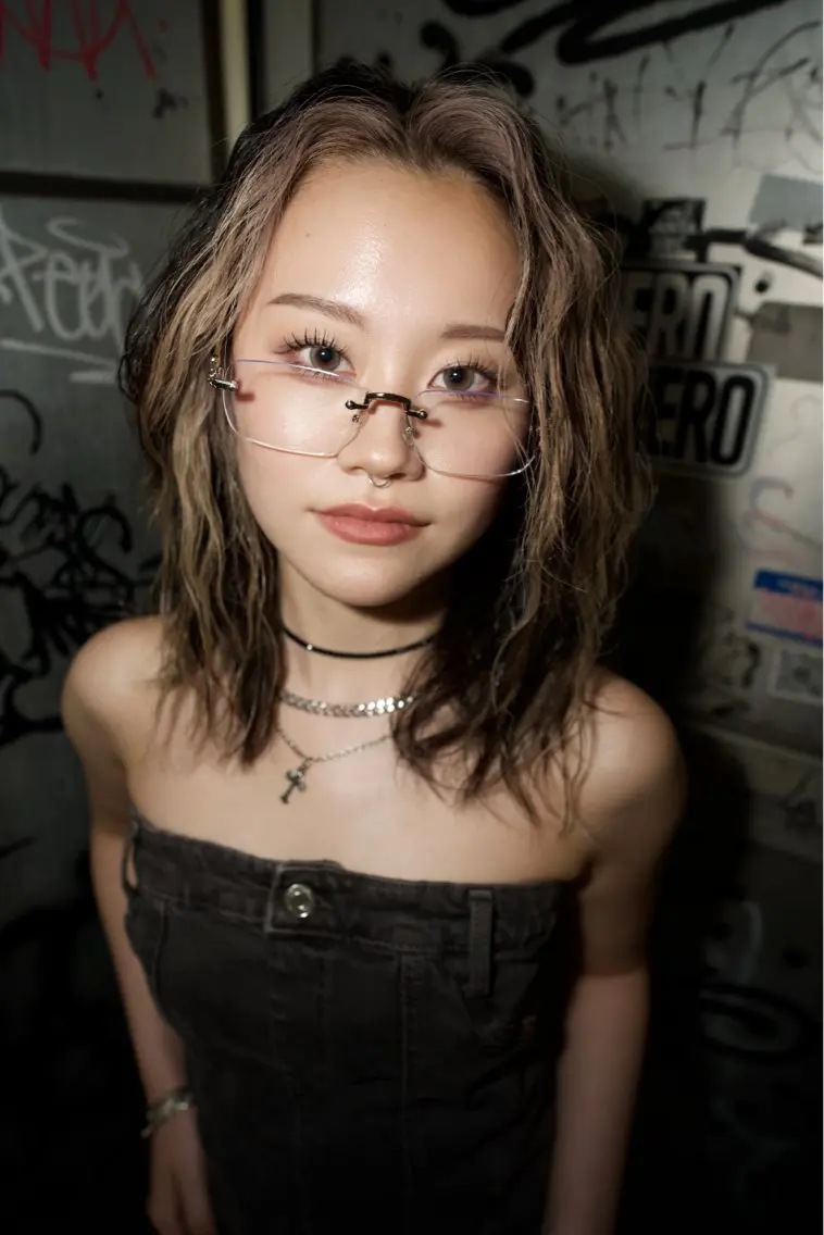 ミディアム ヘアカラー 💎お顔まわりカット 【シクネ】ユウダイのヘアスタイル