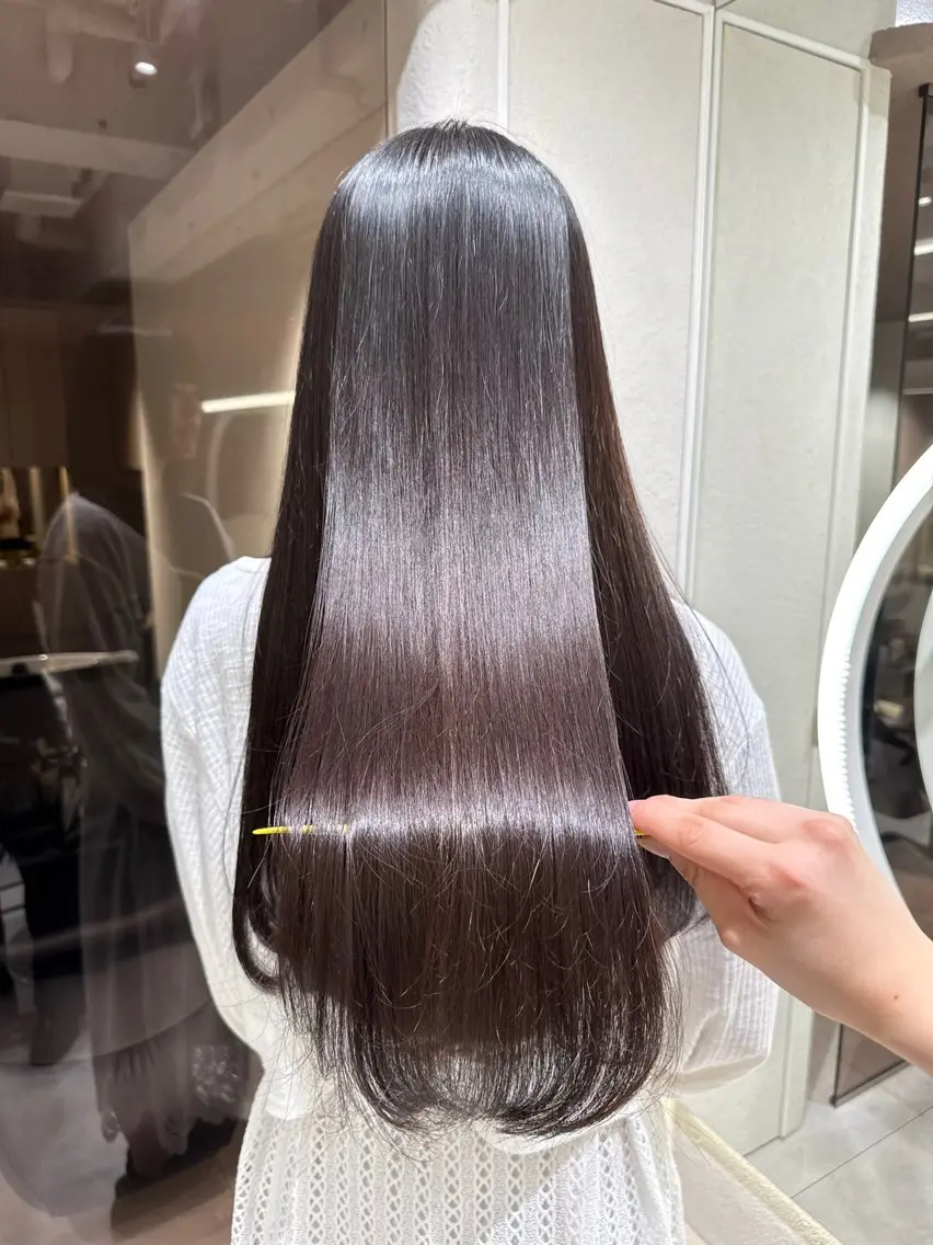 ロング カット 縮毛矯正 🎀髪質改善🎀 恵比寿/sayuのヘアスタイル