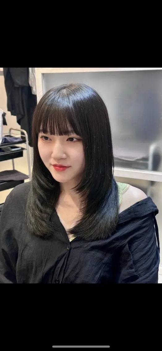 セミロング ヘアカラー トリートメント yuu/髪質改善 カラー🌛のヘアスタイル