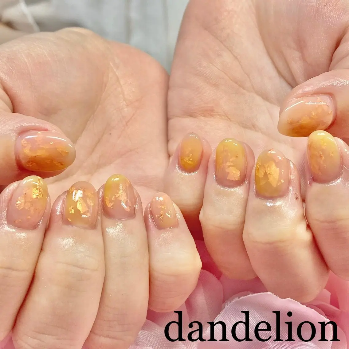 ネイル ハンドネイル ハンドケア dandelion ダンデライオンのネイルデザイン