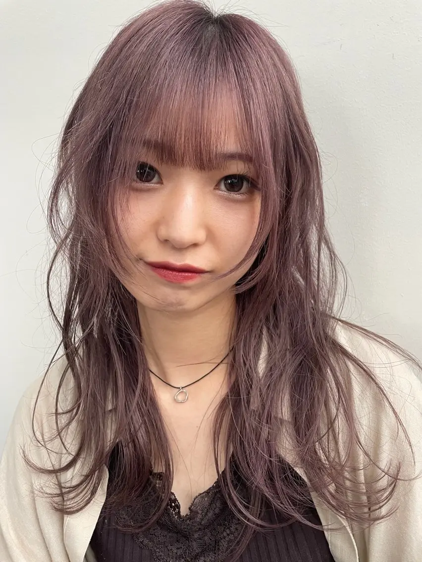 ロング メンズ/透明感カラー しゅうとのヘアスタイル