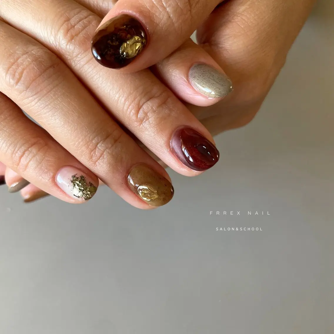 ネイル ハンドネイル ハンドケア freex nail /ニュアンス/個性派のネイルデザイン