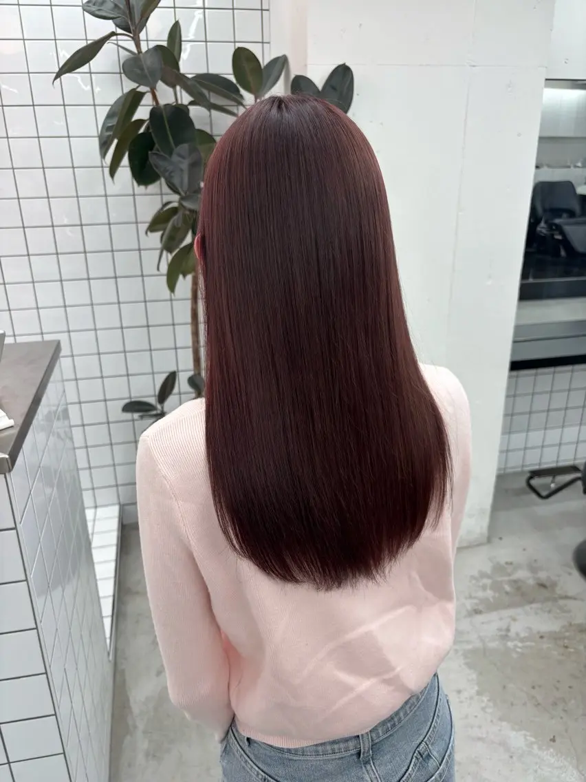 セミロング カラー ヘアアレンジ ヘアカラー トリートメント 夕羽夢🍓矢場/ JILLSTUDIOのヘアスタイル