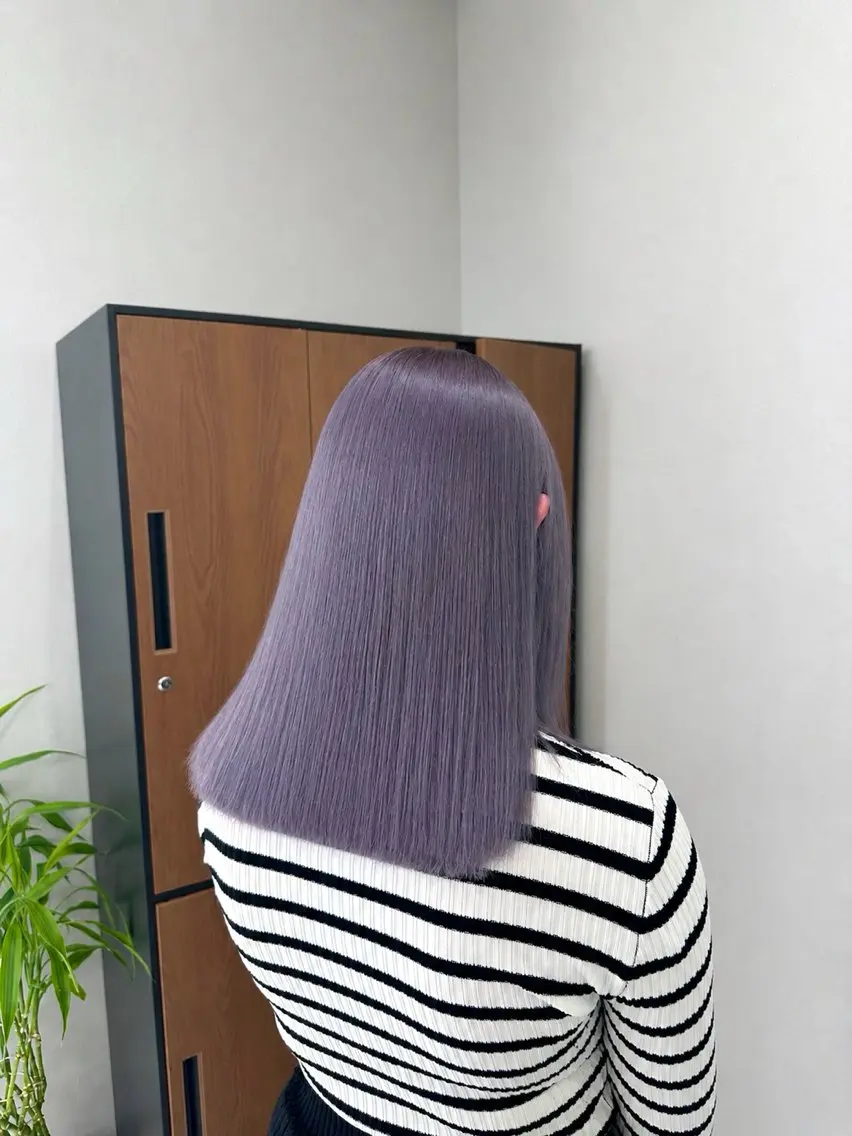 ミディアム ヘアカラー 中島 大聖のヘアスタイル