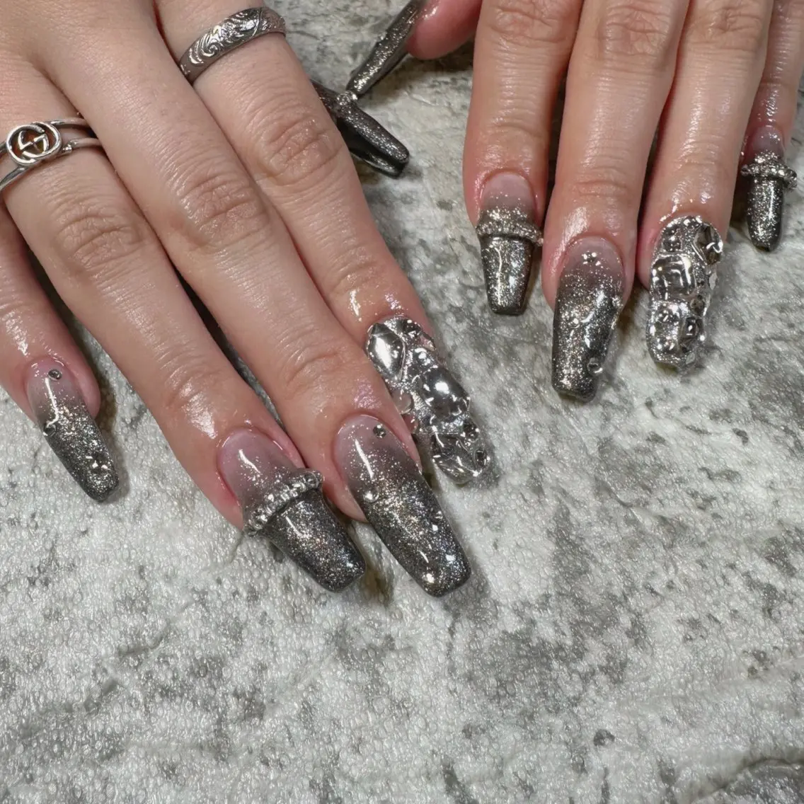 ネイル あなたの日常へ➕α♪ しろくま nailのネイルデザイン