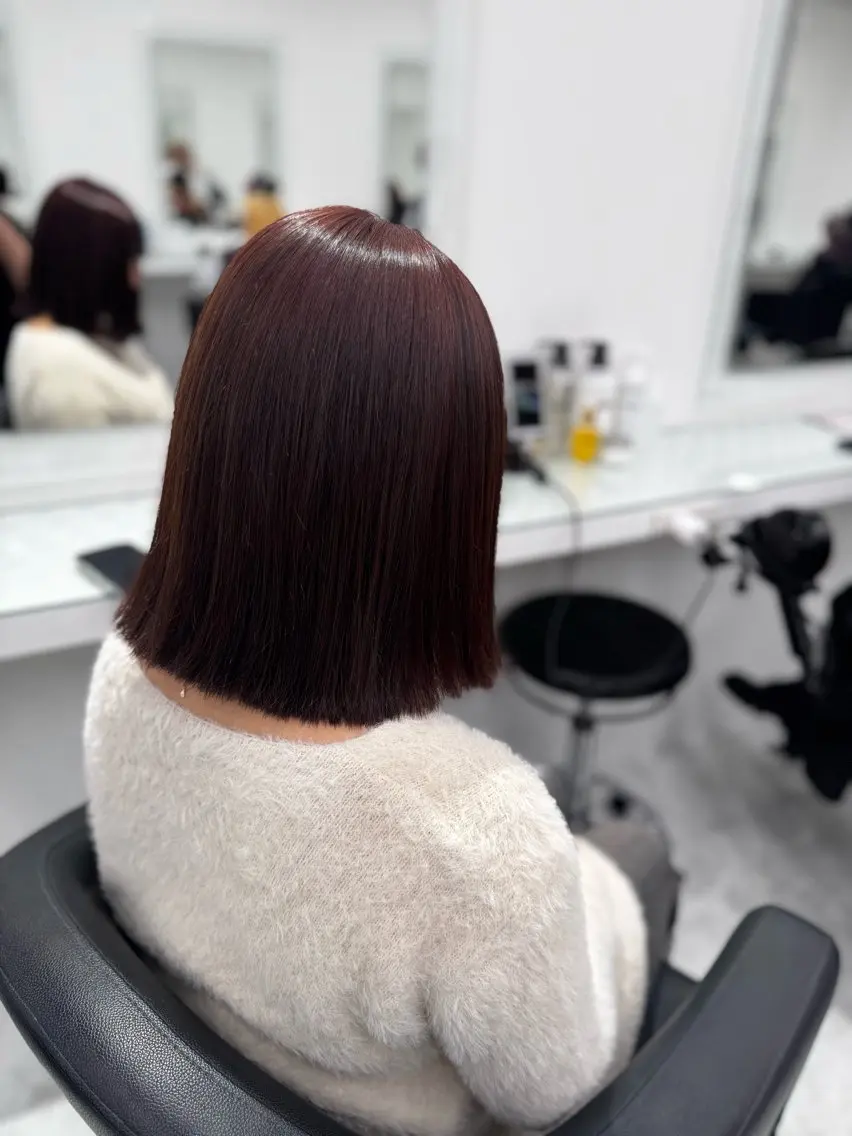 カラー 透け上品ハイトーン 職人ゆうと🤍のヘアスタイル