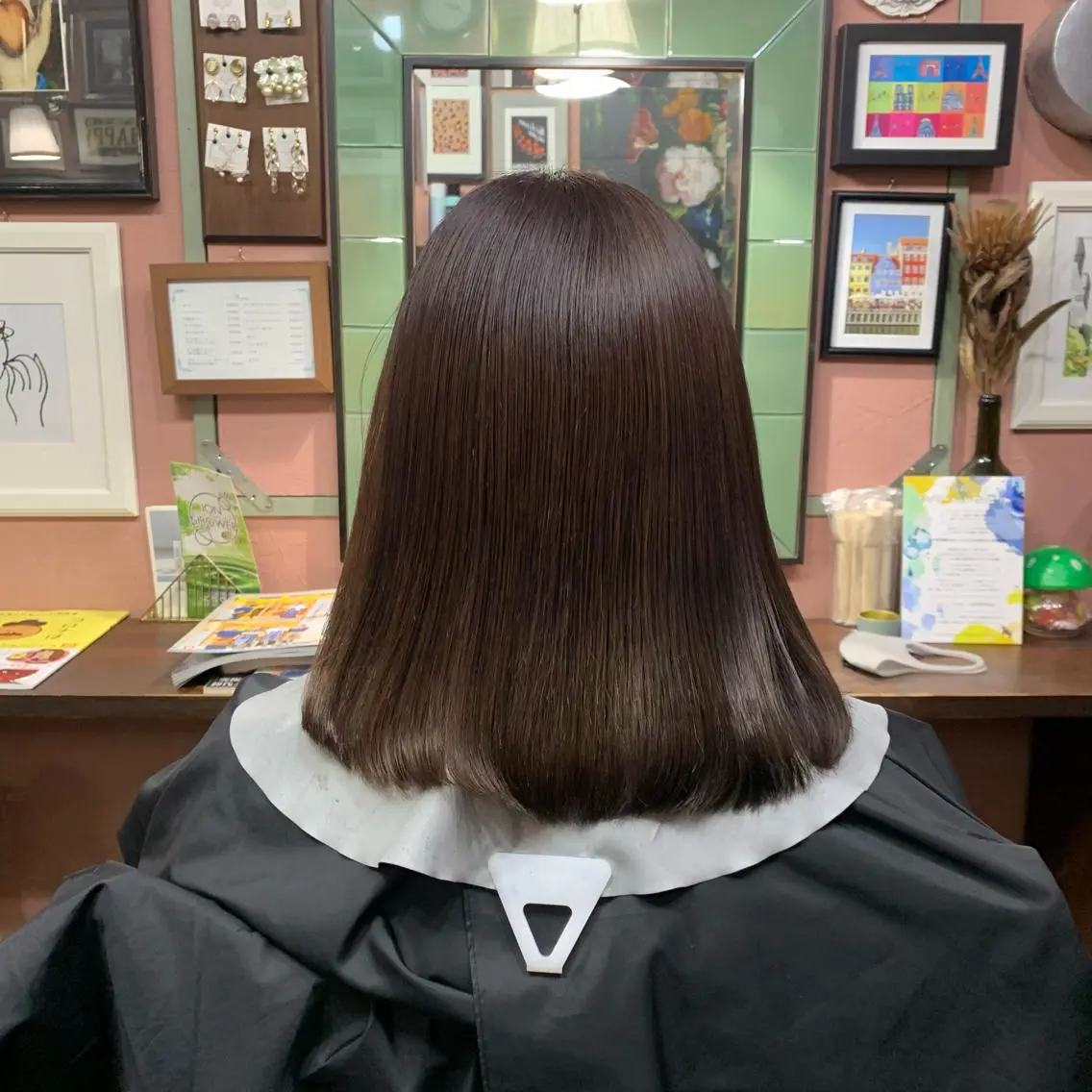 ミディアム カラー 髪質改善 トリートメント ヘアカラー トリートメント chouette/ 根本優希のヘアスタイル