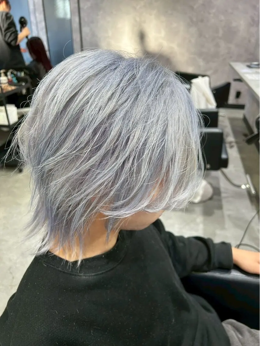 ミディアム カラー メンズ カット ヘアカラー 平畑 直将 《メンズ・パーマ》のヘアスタイル