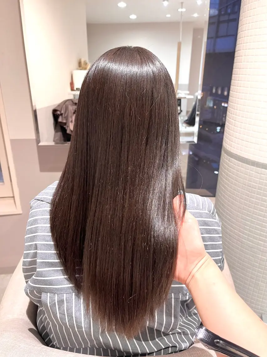 髪質改善ストレート🎀+🎀oggiトリートメント.🫧 ͛.°の写真