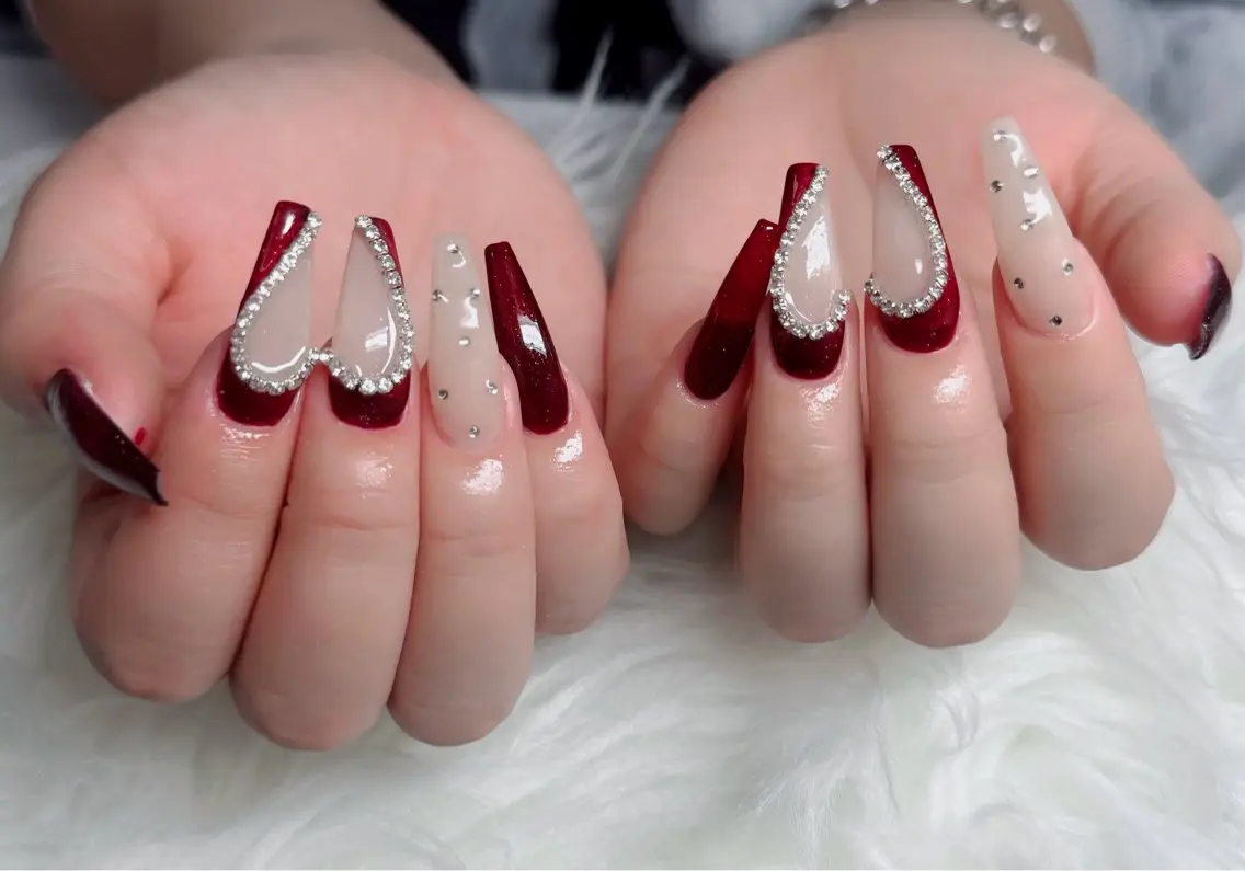 ネイル アートネイル 韓国ネイル 持ち込み ワンホンネイル ハンドネイル Lenie Nail Salonのネイルデザイン