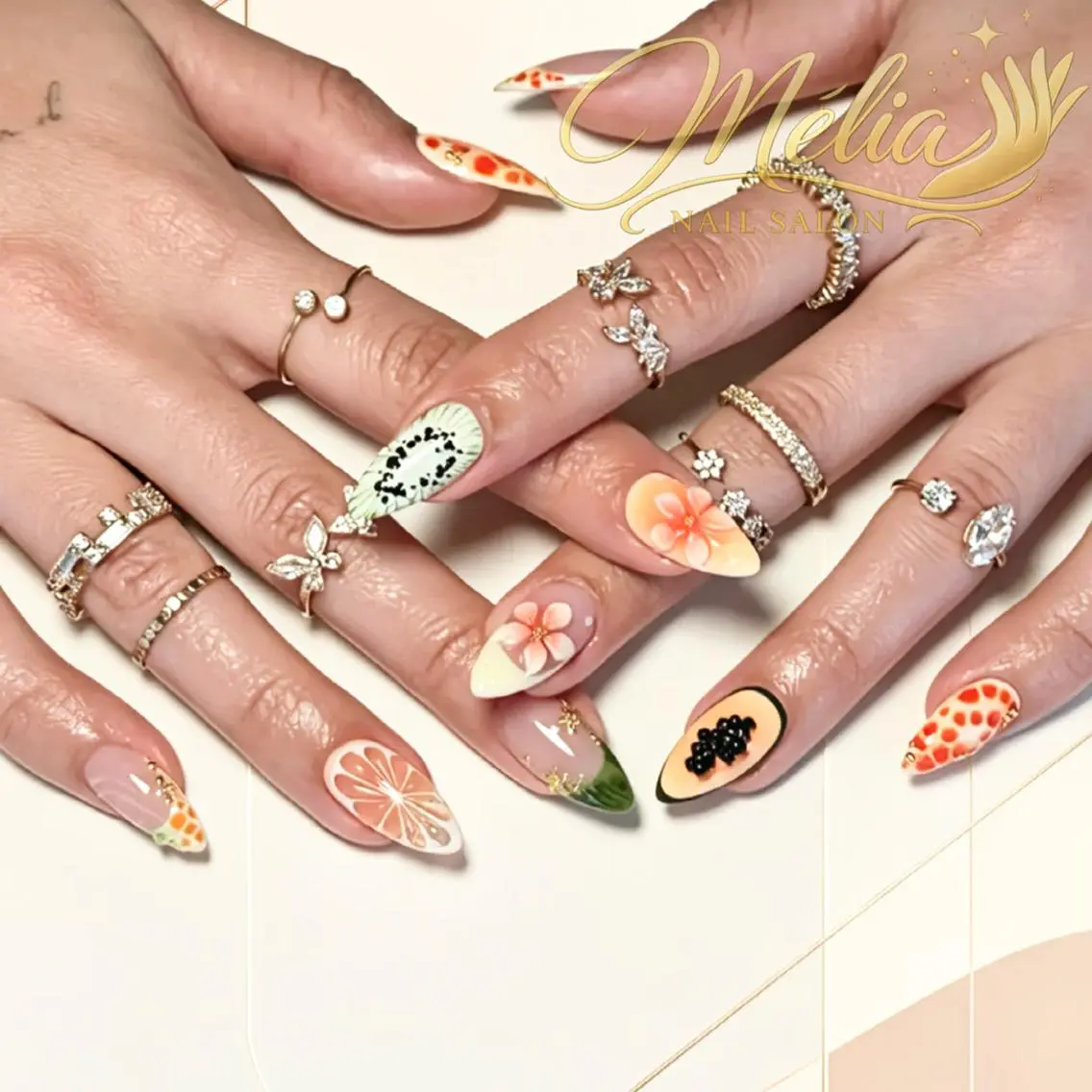 ネイル Melia Nail Nambaのネイルデザイン