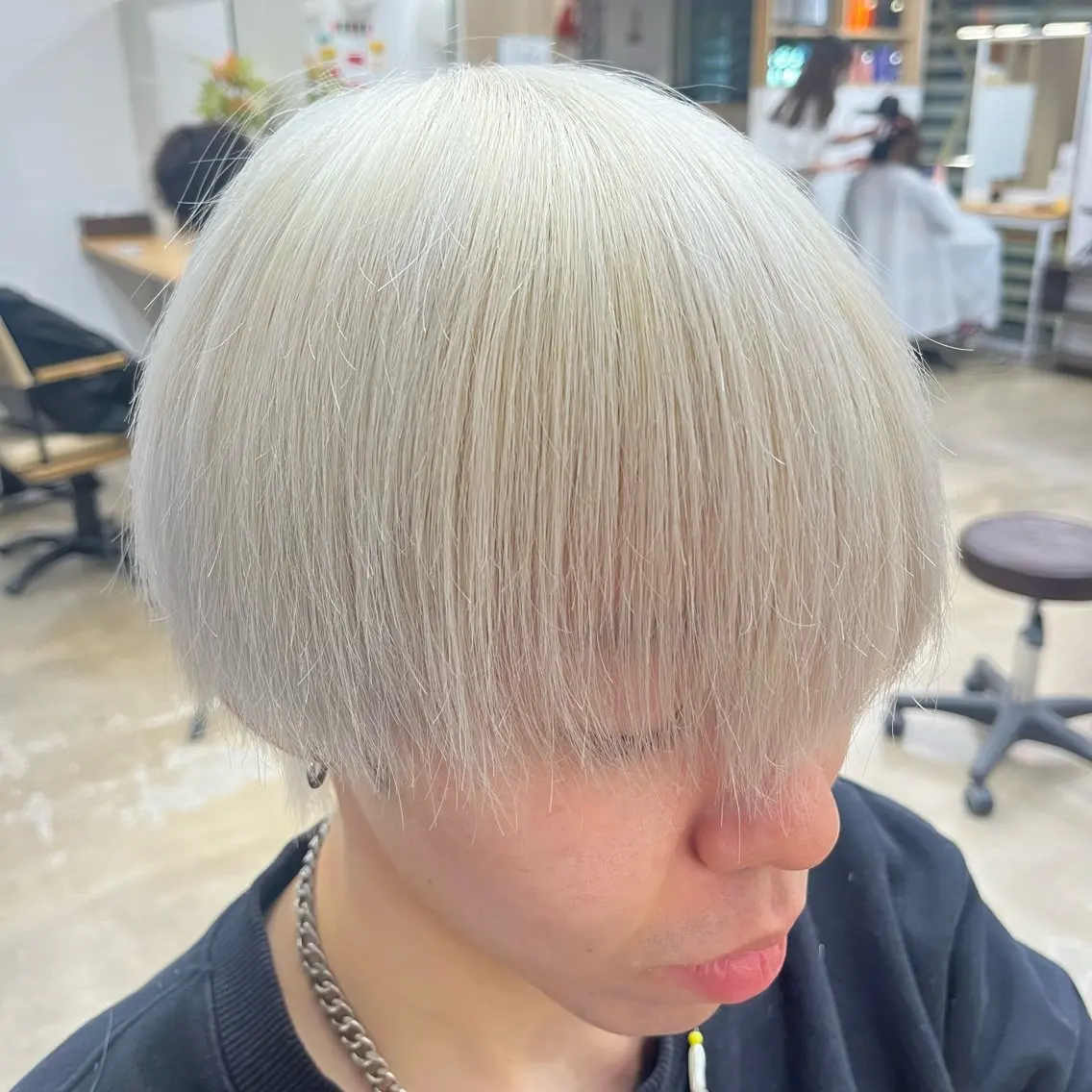 メンズ ヘアカラー トリートメント ショートヘア 特化🫧新井啓吾のヘアスタイル
